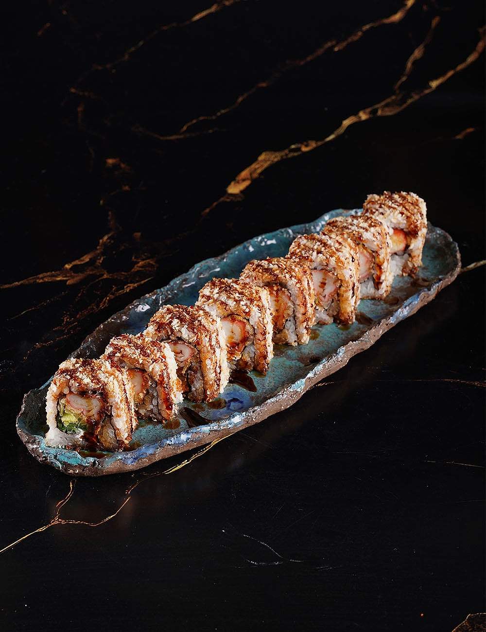 Krem Peynir - Salatalık - Iceberg - Tempura Yengeç Surumi - Dışı Çıtır Kaplı - Teriyaki